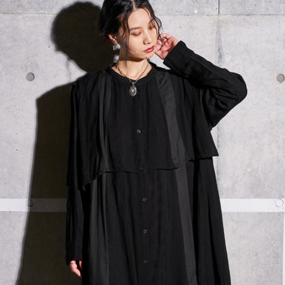 Rayon Front-Opening Dress