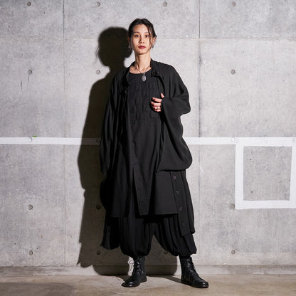 Rayon Twill Kimono Sleeve Jacket