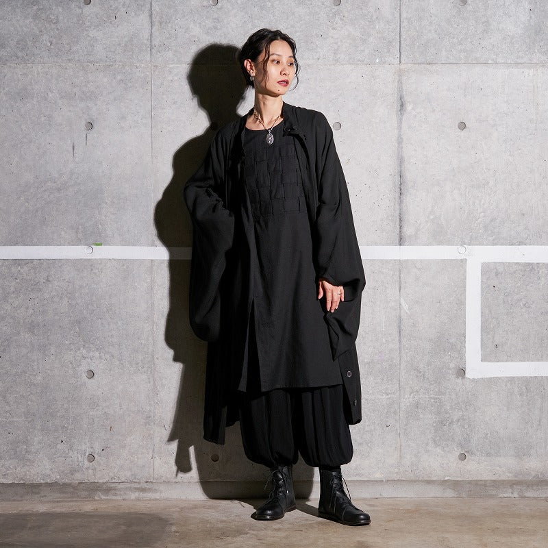 Rayon Twill Kimono Sleeve Jacket