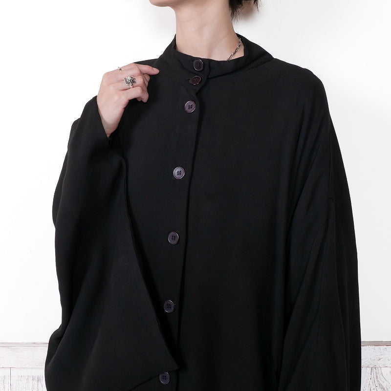 Rayon Twill Kimono Sleeve Jacket
