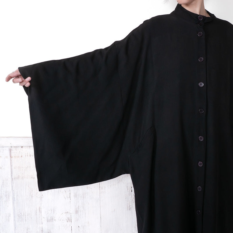 Rayon Twill Kimono Sleeve Jacket