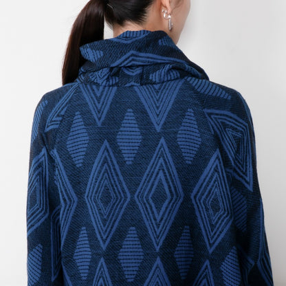 Cotton Ikat Jacquard Coat