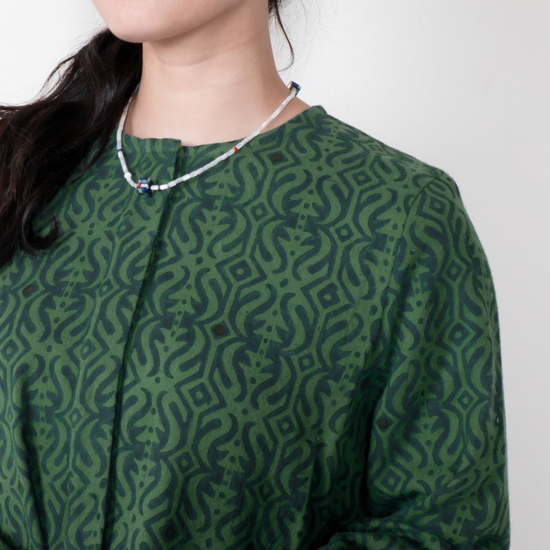 Cotton Block Print Blouse N