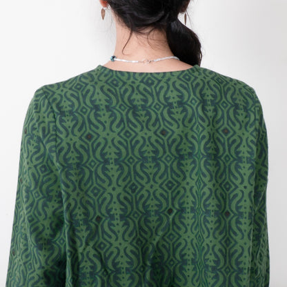 Cotton Block Print Blouse N
