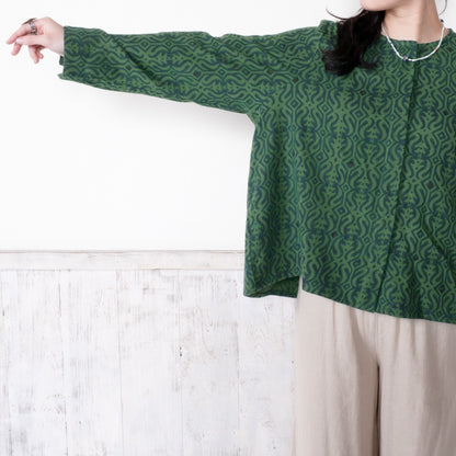 Cotton Block Print Blouse N