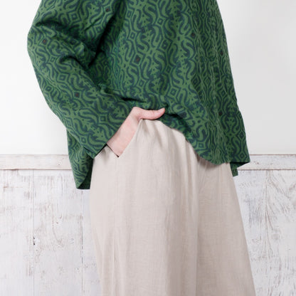 Cotton Block Print Blouse N