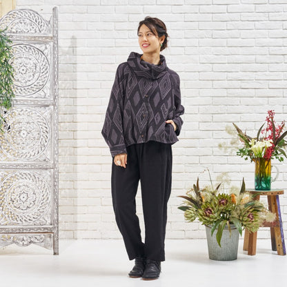 Cotton Ikat Jacquard Jacket N