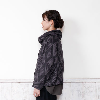 Cotton Ikat Jacquard Jacket N
