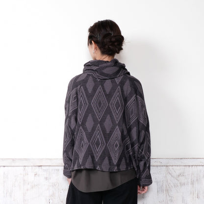 Cotton Ikat Jacquard Jacket N