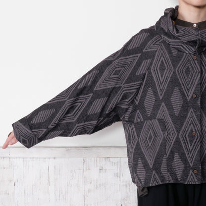 Cotton Ikat Jacquard Jacket N