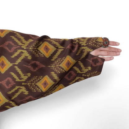 Rayon Block Print Combination Blouse