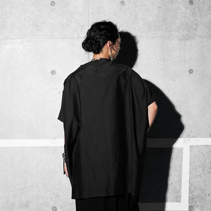 Cotton Silk Bottle Neck Dress