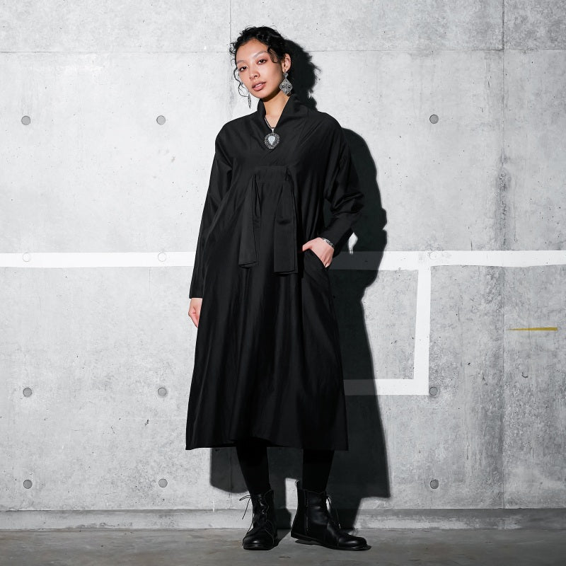 Cotton Silk Shawl Dress