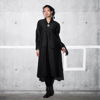 Cotton Silk Shawl Dress