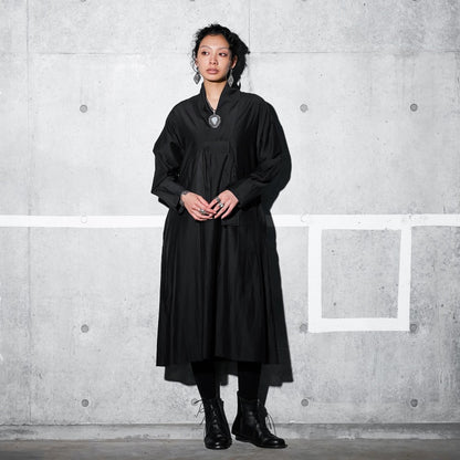 Cotton Silk Shawl Dress