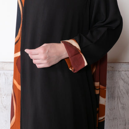 Hand Brushing Combo Dress