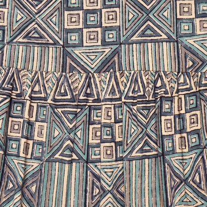 Geometric Triangle Square Print Dress