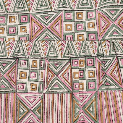 Geometric Triangle Square Print Dress