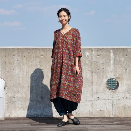Geometric Block Big Dress