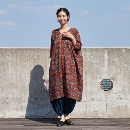 Geometric Block Big Dress