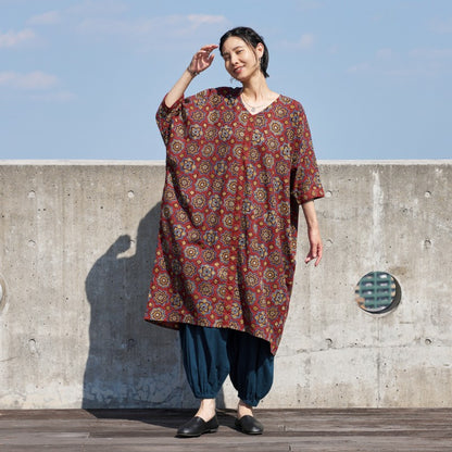 Geometric Block Big Dress