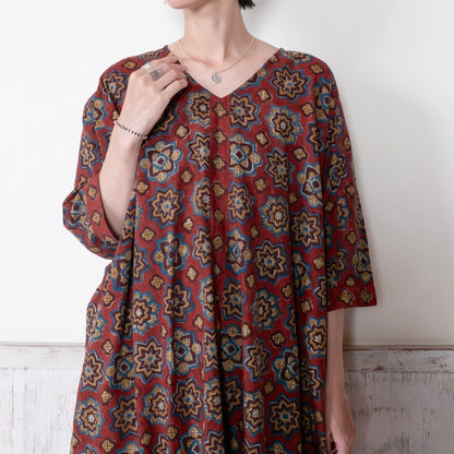 Geometric Block Big Dress