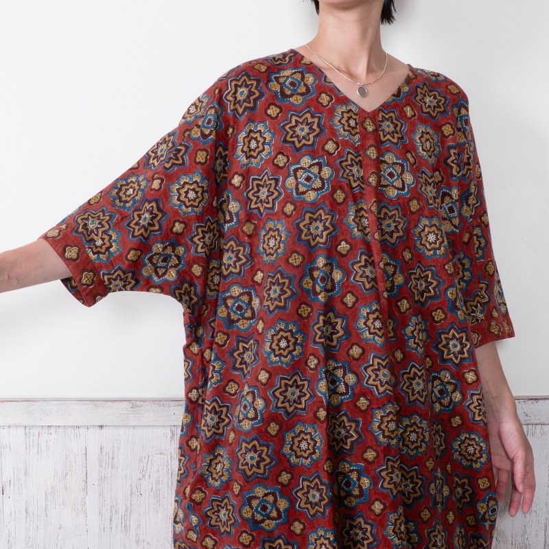 Geometric Block Big Dress
