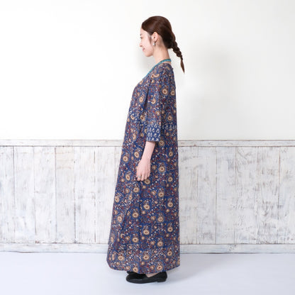 Flower Print V-Neck Dress