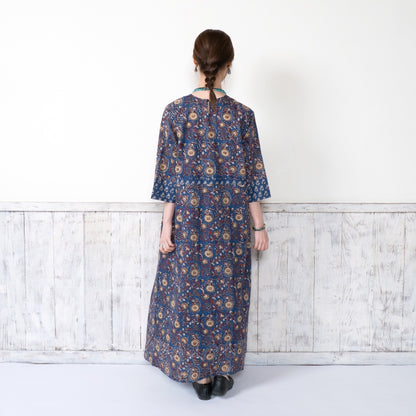 Flower Print V-Neck Dress