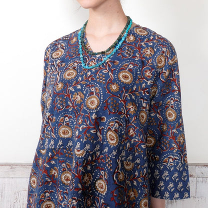 Flower Print V-Neck Dress