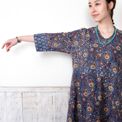 Flower Print V-Neck Dress