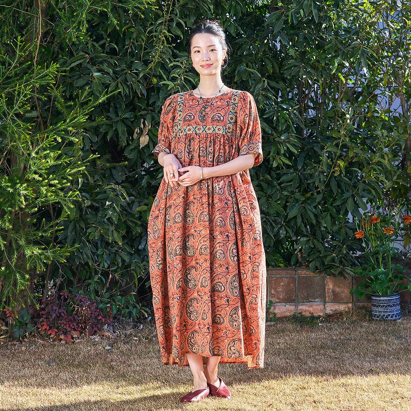 Kalamkari Volume Dress