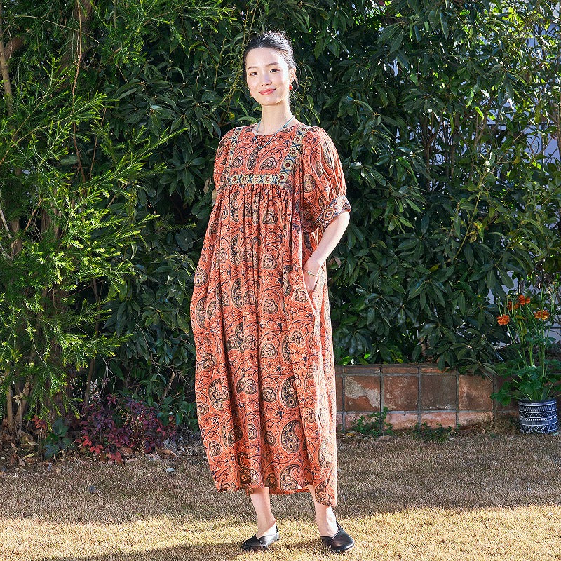 Kalamkari Volume Dress