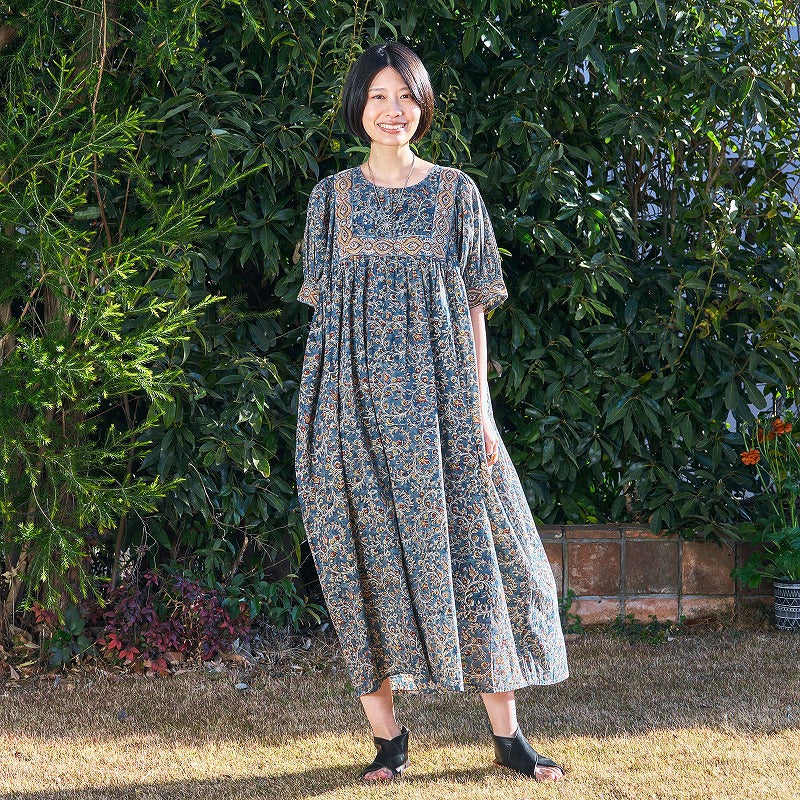 Kalamkari Volume Dress