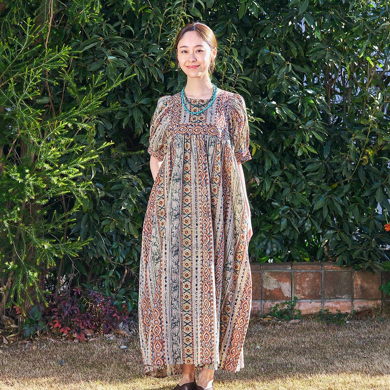 Kalamkari Volume Dress