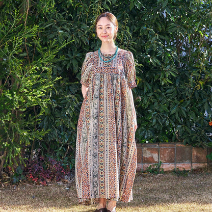 Kalamkari Volume Dress