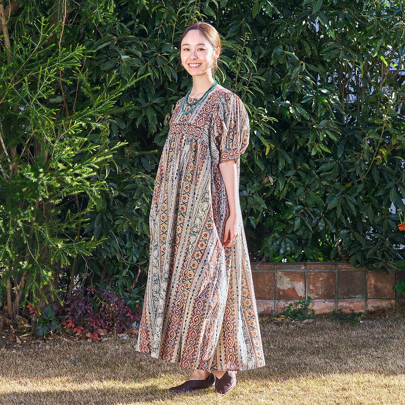 Kalamkari Volume Dress
