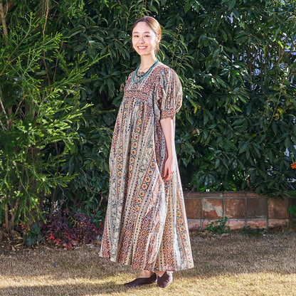 Kalamkari Volume Dress