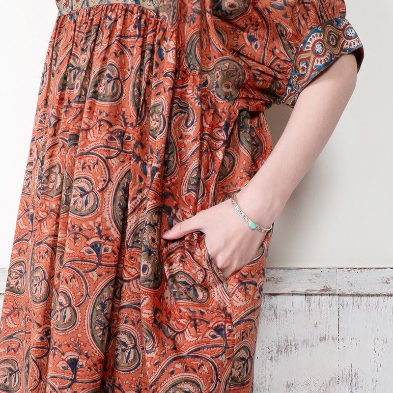 Kalamkari Volume Dress