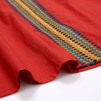 Geometric Embroidery Dress