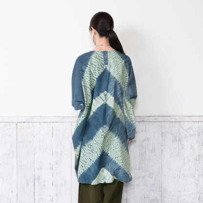 Tie-Dye Drawstring Dress