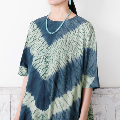 Tie-Dye Drawstring Dress