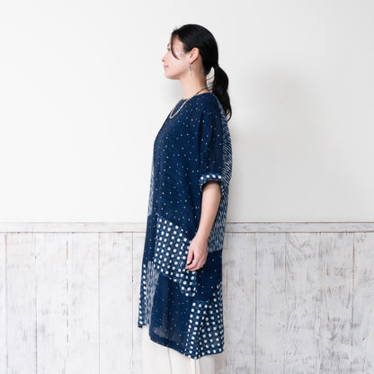 Block Print Patchwork Dress