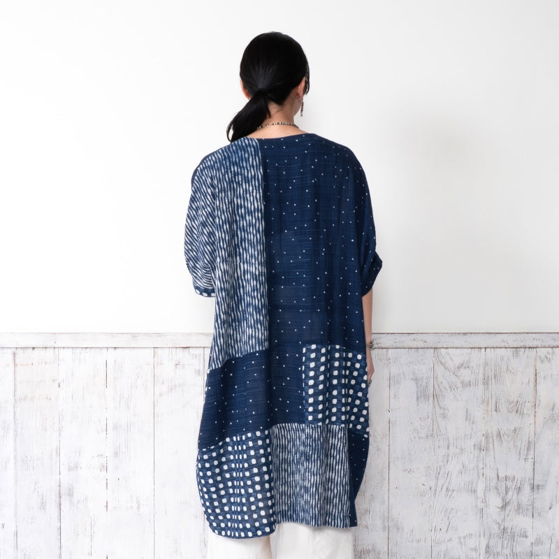 Block Print Patchwork Dress