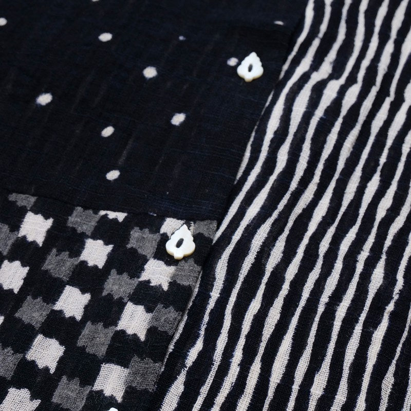 Block Print Patchwork Dress