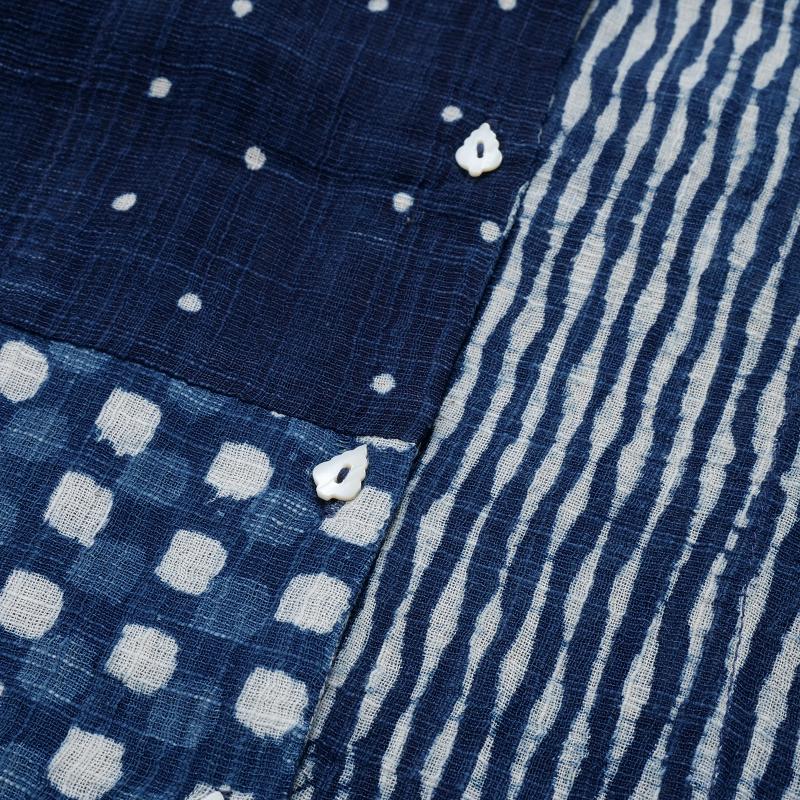 Block Print Patchwork Dress