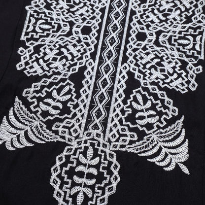 Zari Embroidery Sleeveless Dress