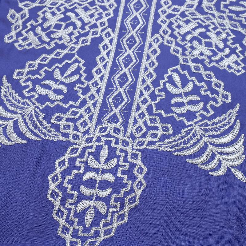 Zari Embroidery Sleeveless Dress