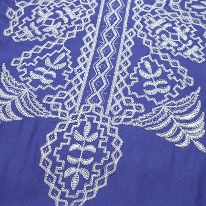 Zari Embroidery Sleeveless Dress