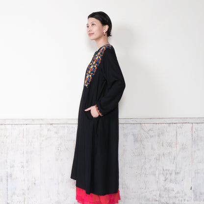 Rayon Aari Embroidery Skipper Dress